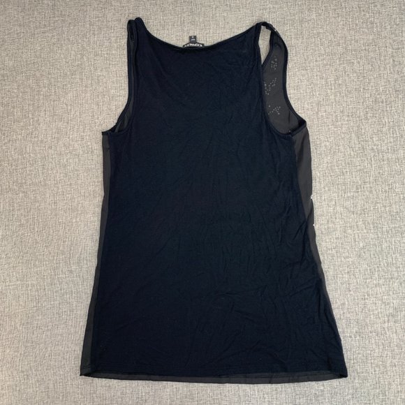 Express Sequin Black Tank Top Evening Part‎ Wear Small Round Neck Sleeveless - Picture 8 of 10